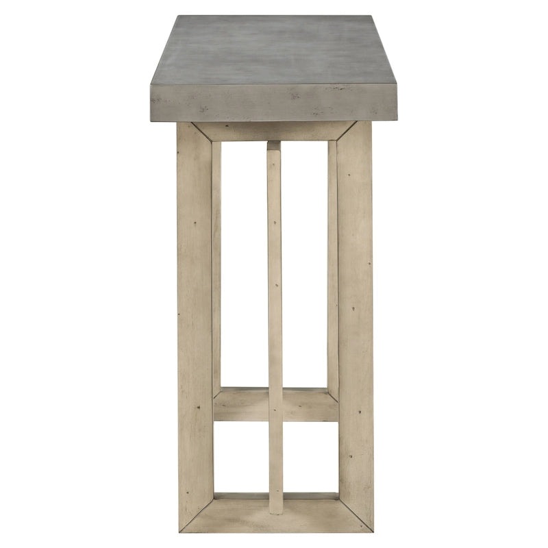 Minimalist Extra Long Entryway Table with Wood Top