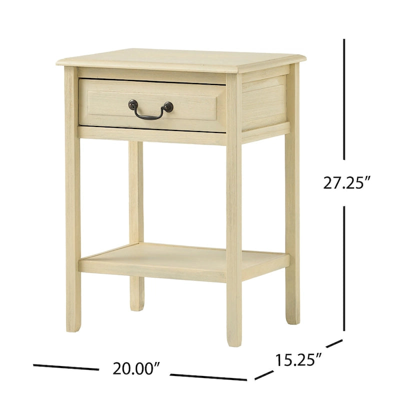 Acacia Wood Accent Table