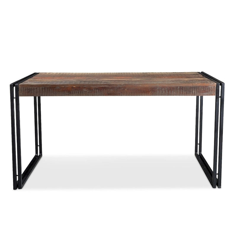Handmade Old Reclaimed Wood Dining Table (India)