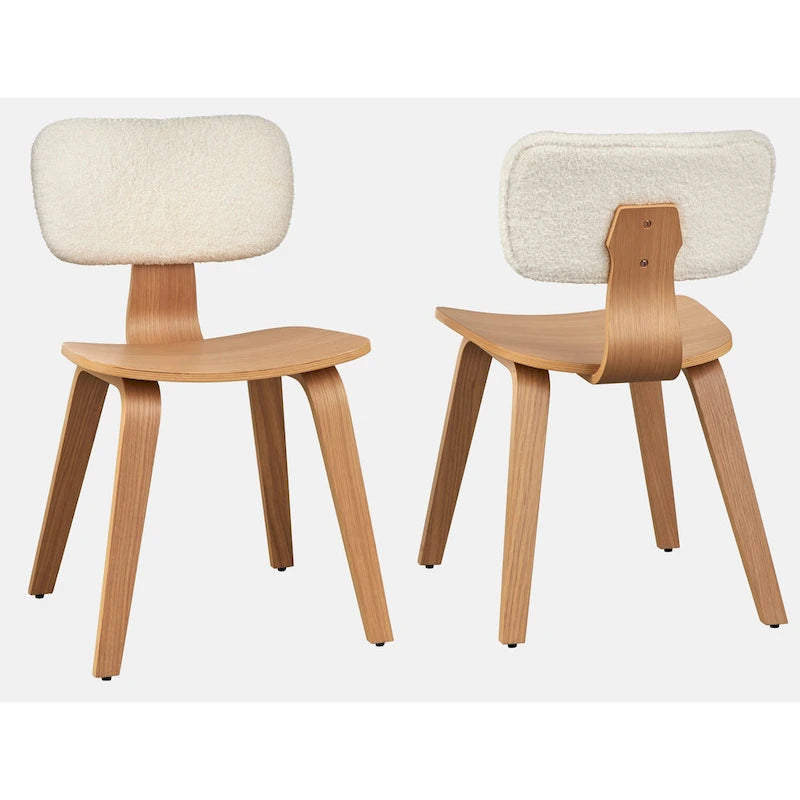 Mid-Century Modern Dining Chairs (Set of 2)