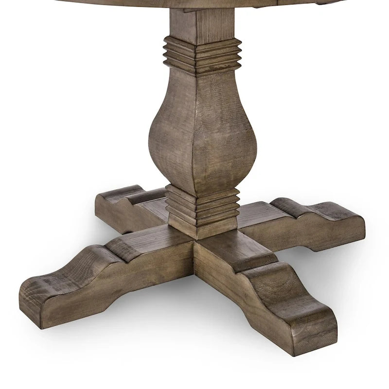 42 Dining Table in Weathered Brown