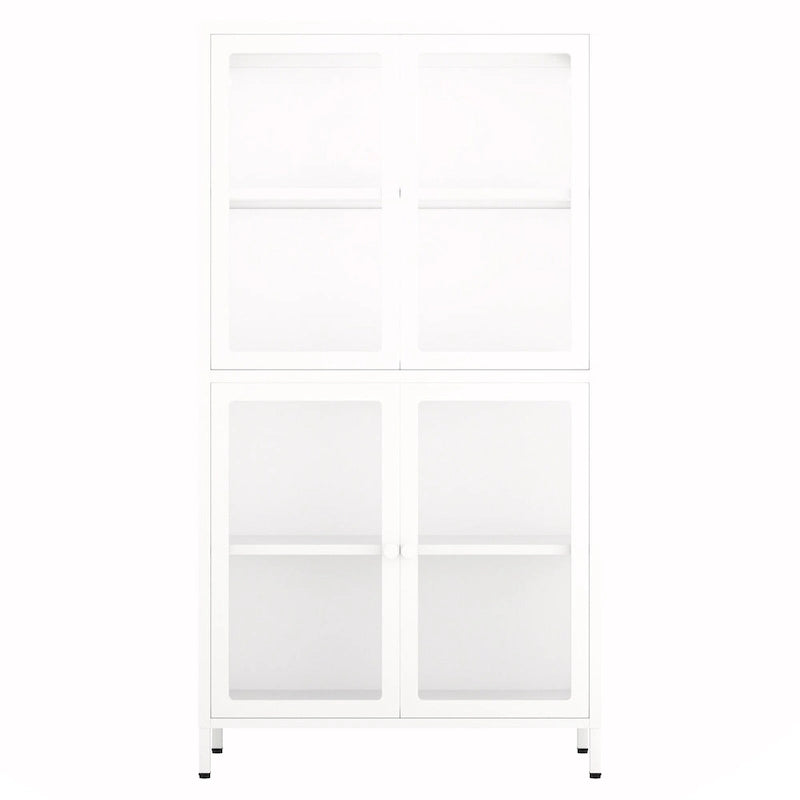Four Glass Door Storage Cabinet