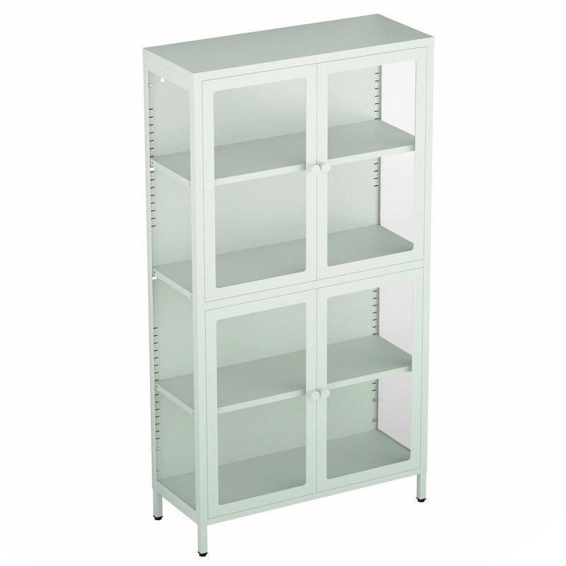 Four Glass Door Storage Cabinet