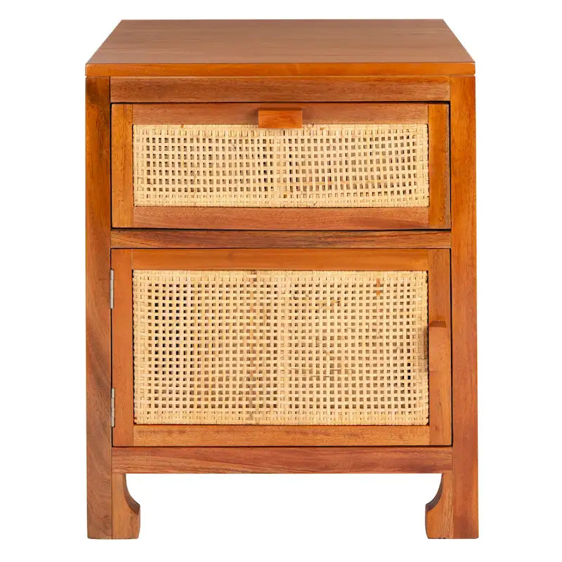 Coastal 1-Drawer 1-Door Nightstand