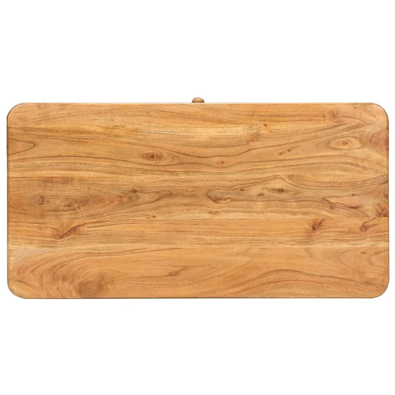 Coffee Table 39.4x19.7x15.7 Solid Acacia Wood