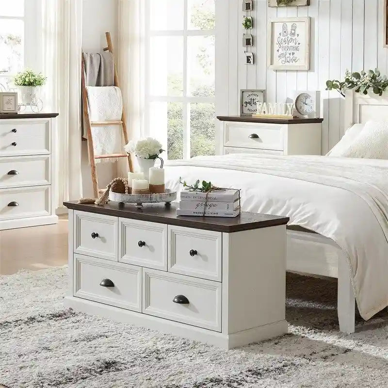 Storage Closet Bench - 15.86D x 45W x 21.14H