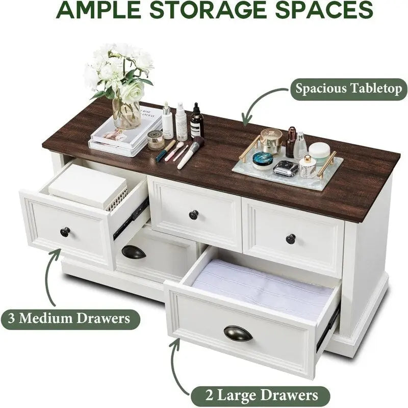 Storage Closet Bench - 15.86D x 45W x 21.14H