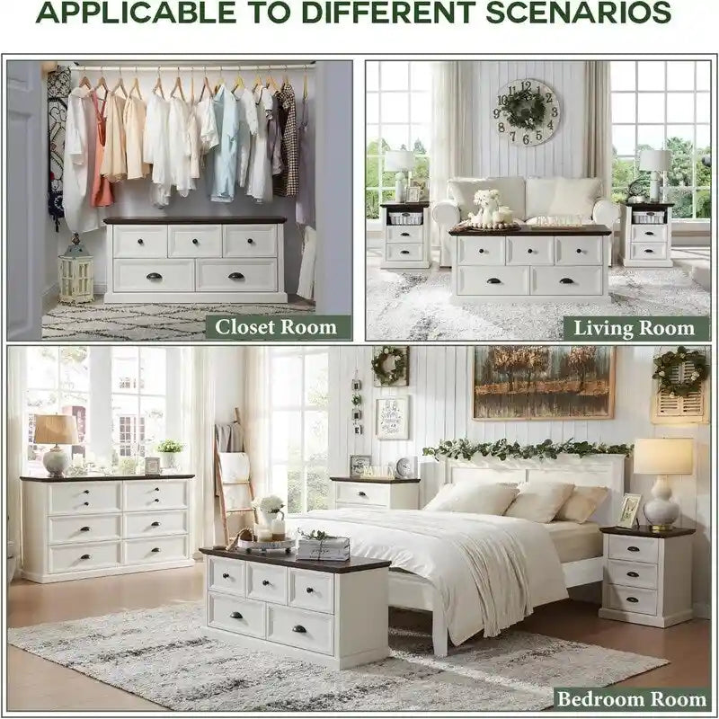 Storage Closet Bench - 15.86D x 45W x 21.14H