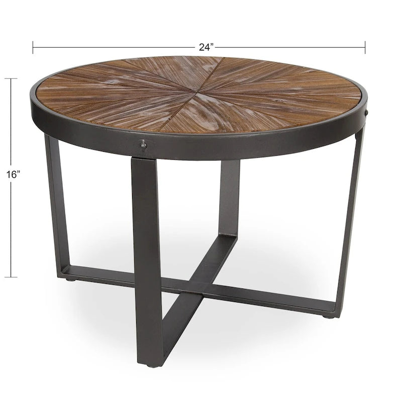 Round Coffee Table - 24x24x15.5