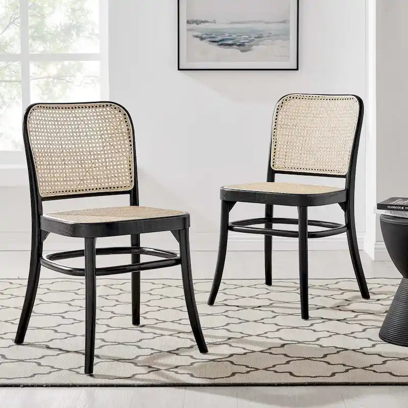 Wood Dining Side Chair Set of 2