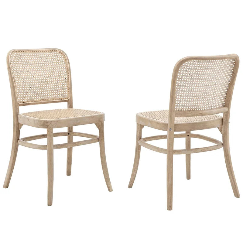 Wood Dining Side Chair Set of 2