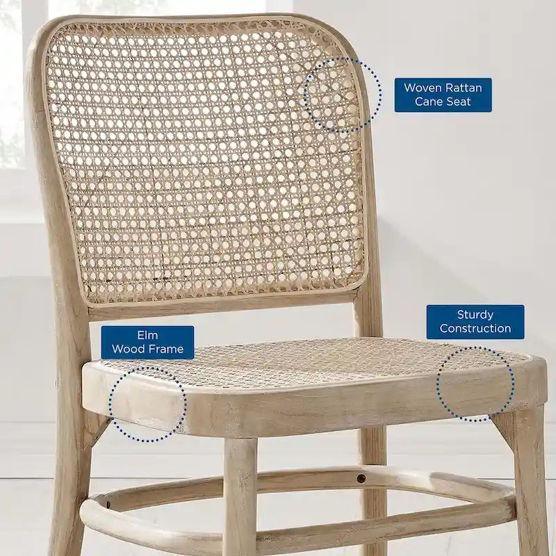 Wood Dining Side Chair Set of 2