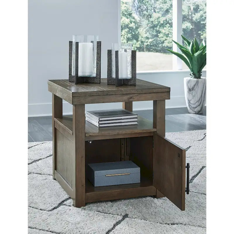 Brown End Table - 24W x 26D x 26.63H
