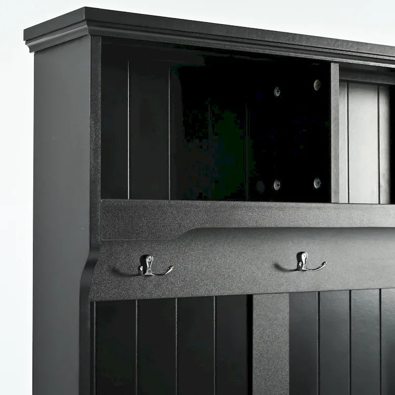 4-in-1 Entryway Hall Tree with Storage Bench